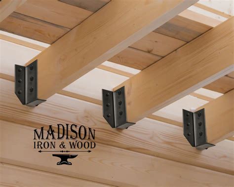 metal joist brackets|exposed joist hangers.